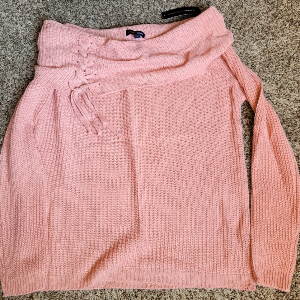 Off shoulder sweater